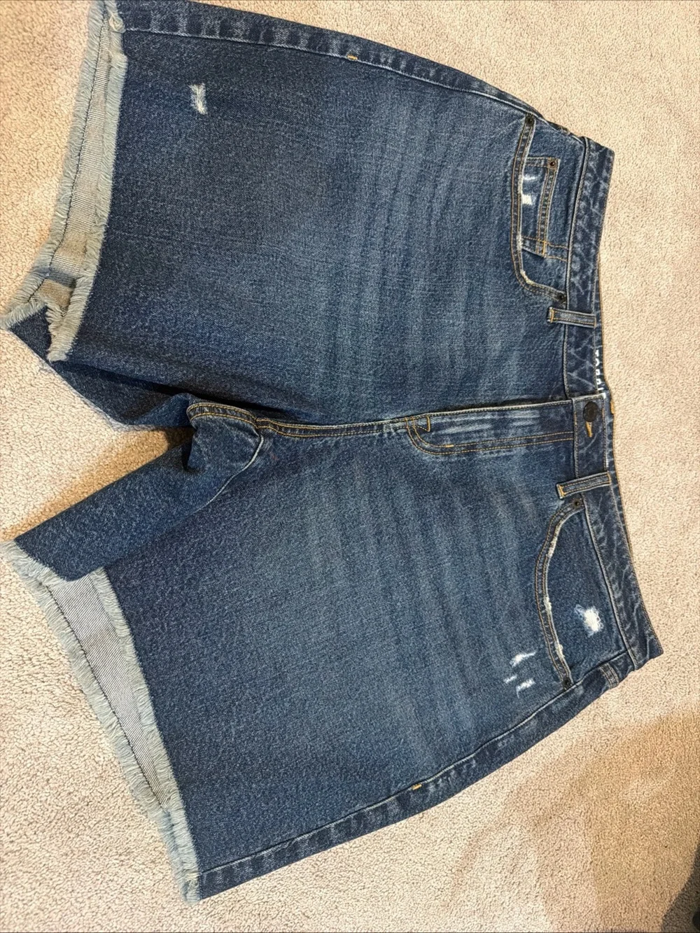torrid Dark Wash Denim Bermuda Shorts